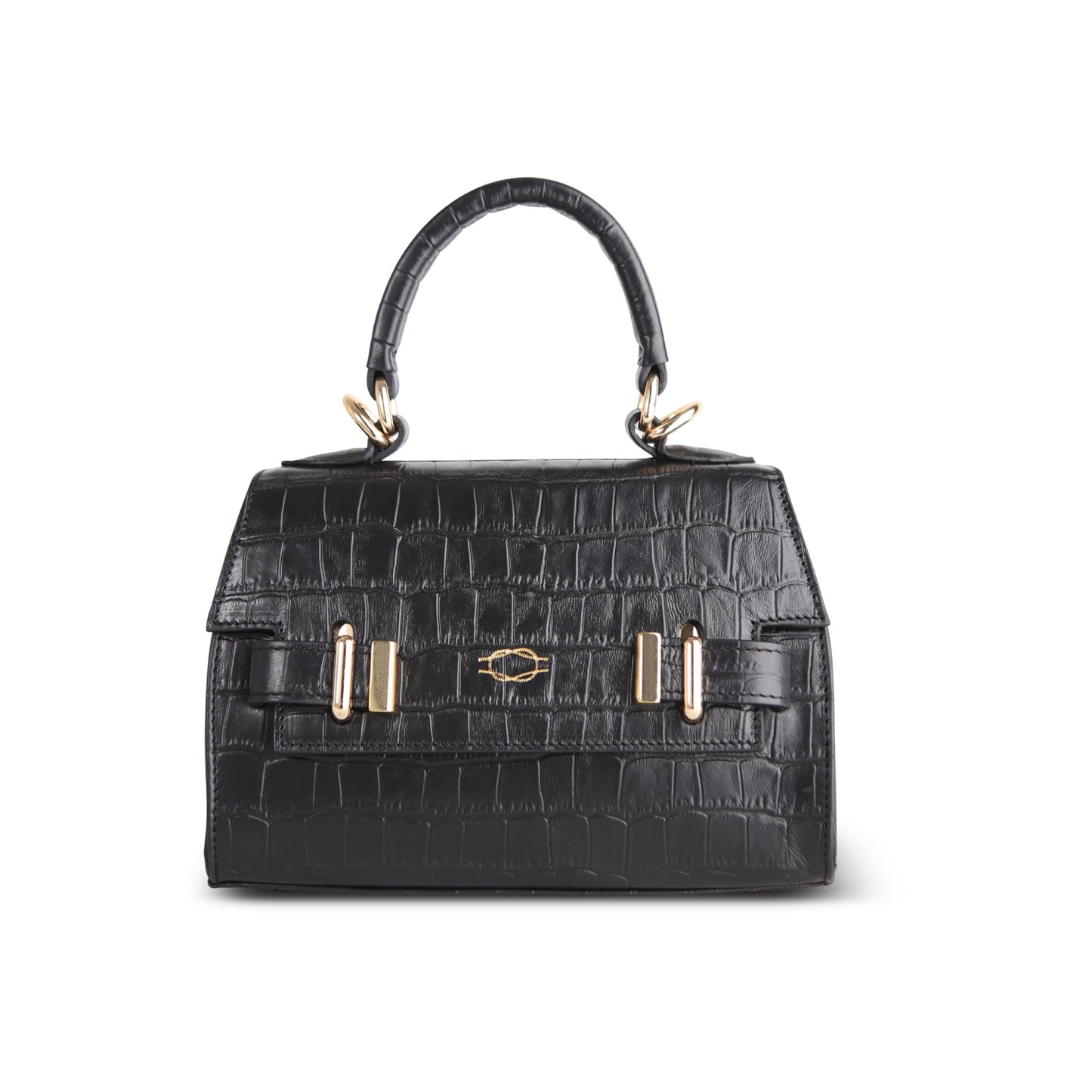Pierre Marin - Mini Selena Croco Noir