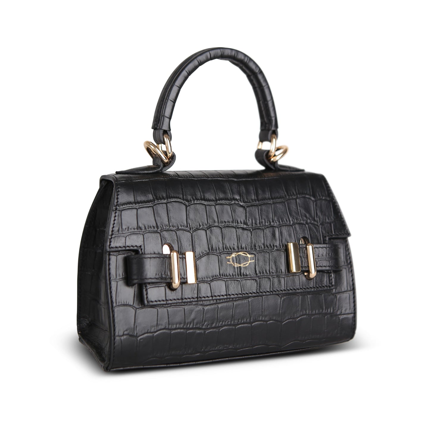 Pierre Marin - Mini Selena Croco Noir